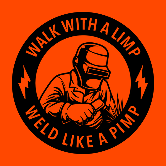 Weld Like a Pimp - Safety Yellow T-Shirt