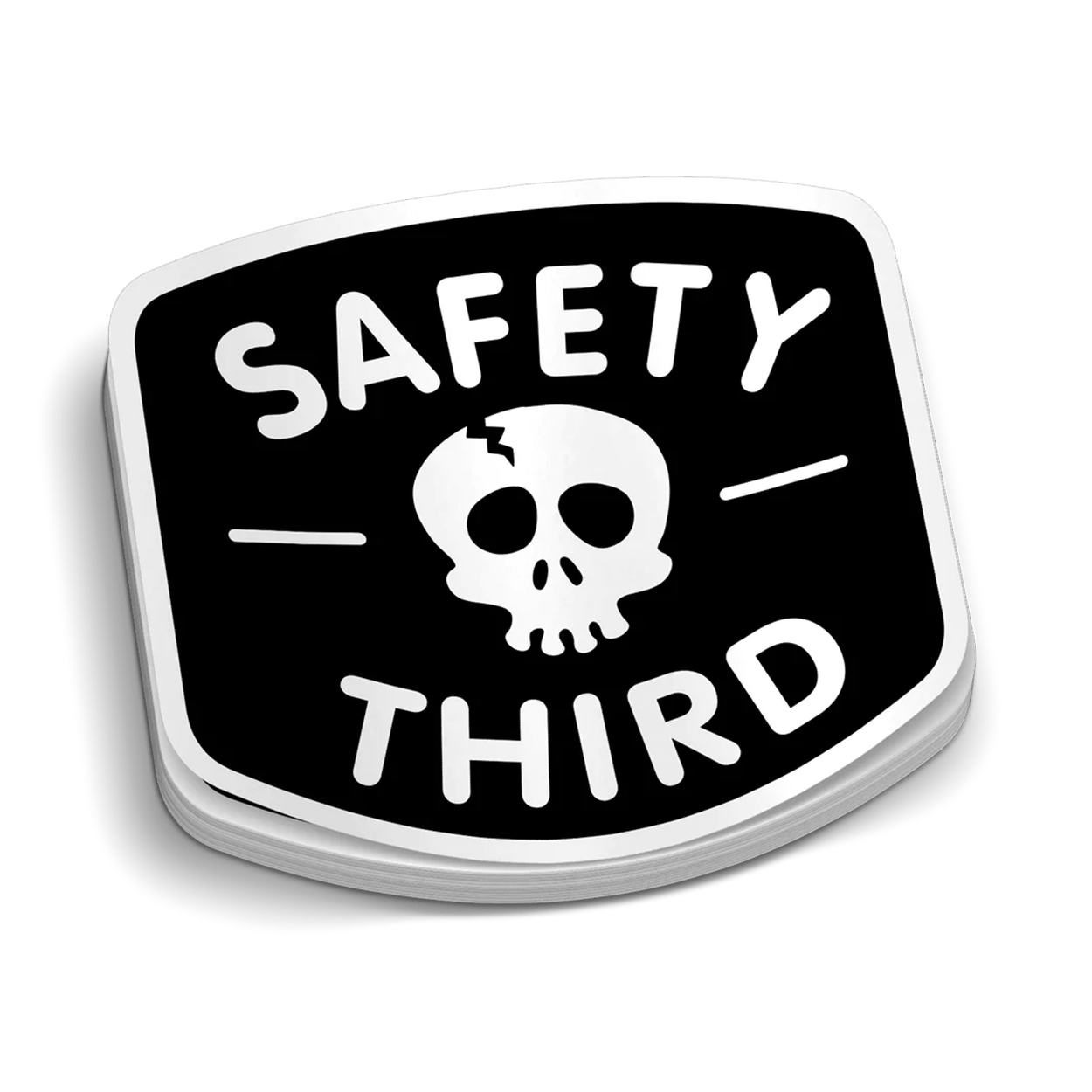 Safety Third Hard Hat Decal