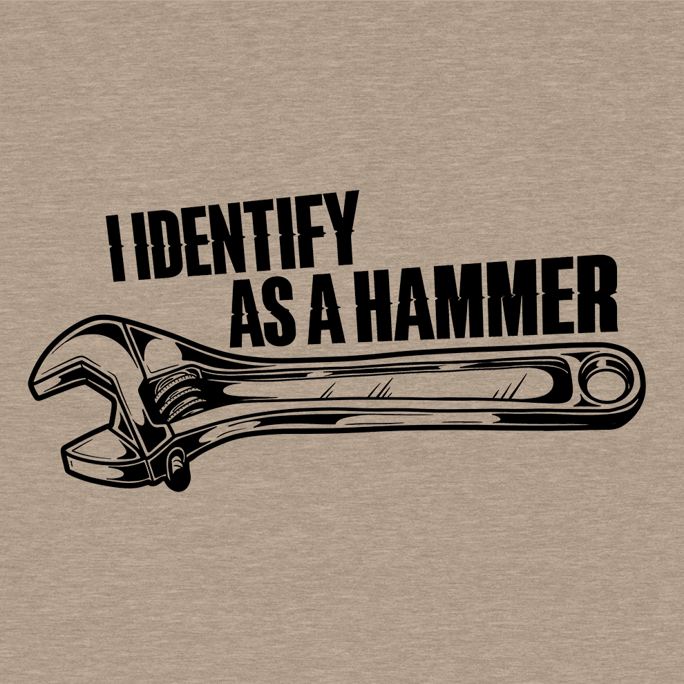 Identify As A Hammer - Safety Yellow T-Shirt