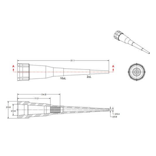 10UL RAININ FILTER TIPS (4,800 Tips)
