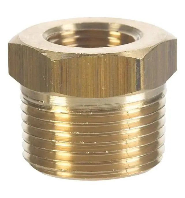 1/2" X 1/4" Brass Bushing for Fire Protection Systems