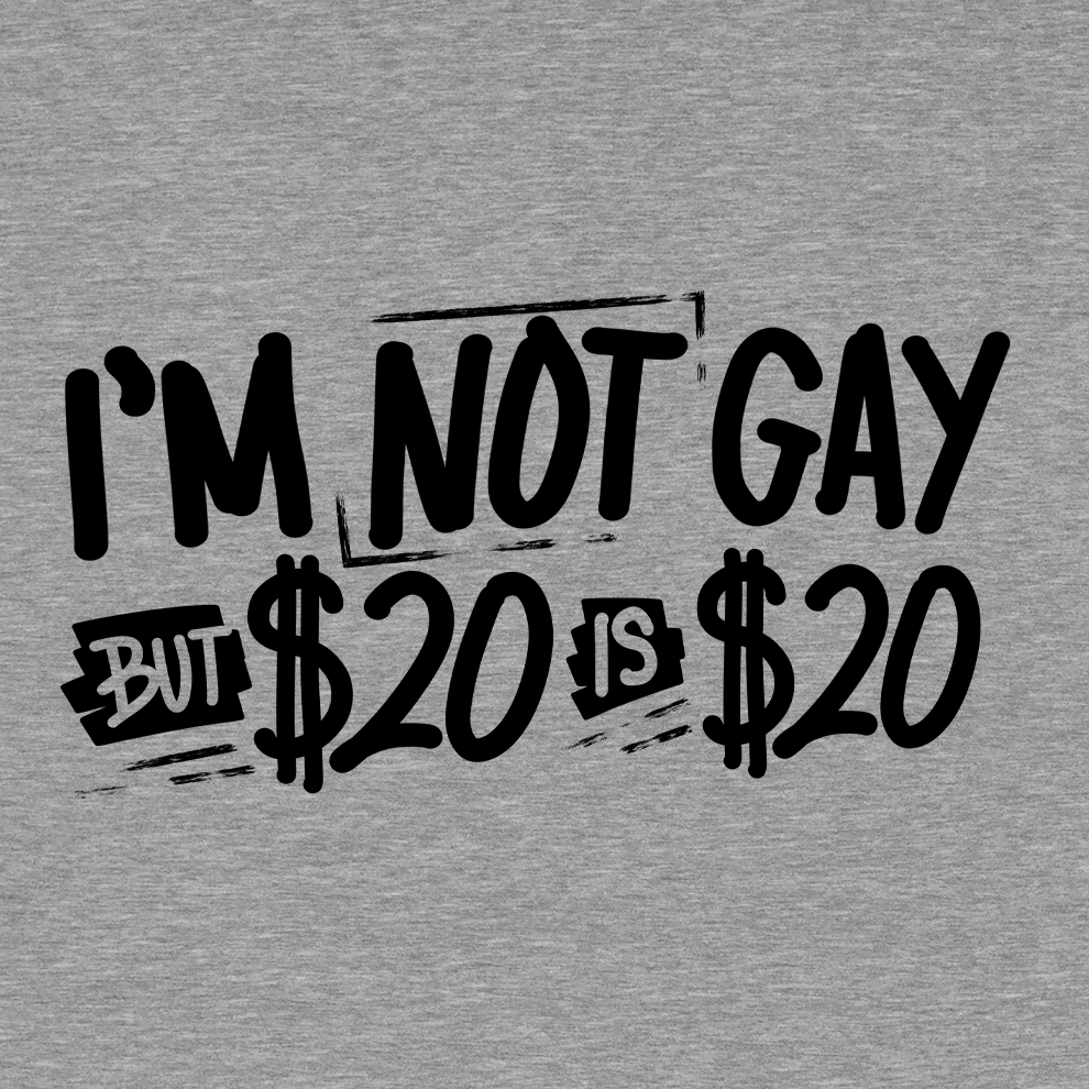 I'm Not Gay - Safety Yellow Hi-Vis Hoodie Workwear