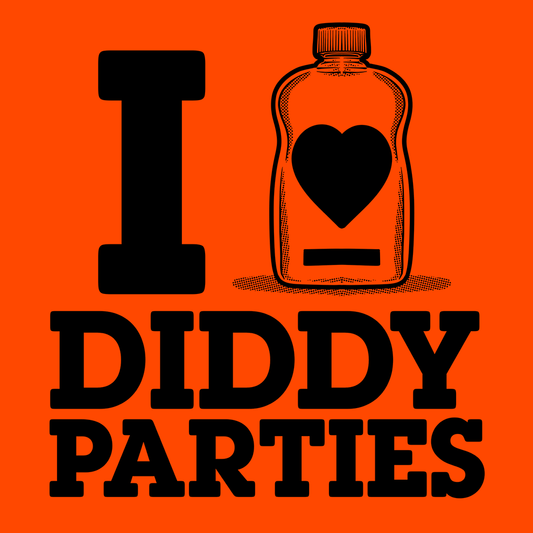 I Love Did*y Parties - Safety Yellow T-Shirt