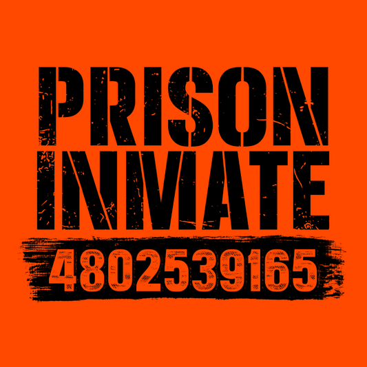 Prison Inmate- Long Sleeve Hi-Vis T-Shirt