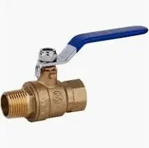 1/4" Ball Valve MxF for Fire Protection and Plumbing