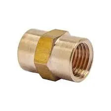 Quality Pipe Brass Coupling LF for Fire Systems, 1-inch