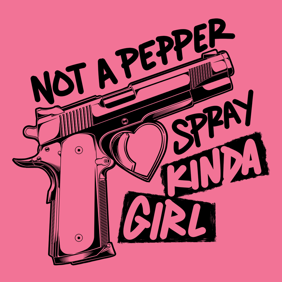 Pepper Spray Kind Of Girl - Hi Vis T-Shirt