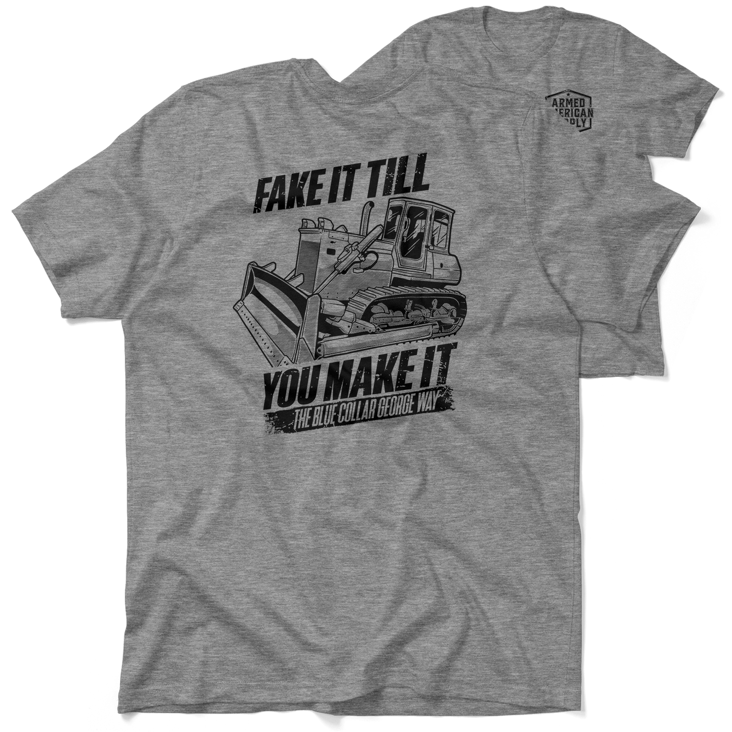 Blue Collar George Fake It - Safety T-Shirt