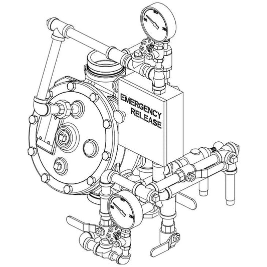 2" and 3" Model J Flow Control Valve Vertical Trim