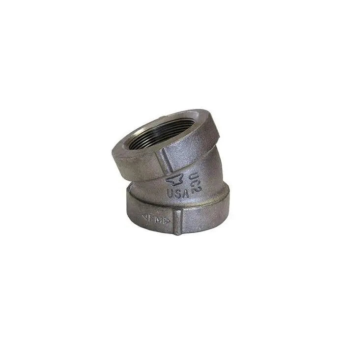 22.5 Degree Elbow Cast Iron DOM Threaded Fitting
