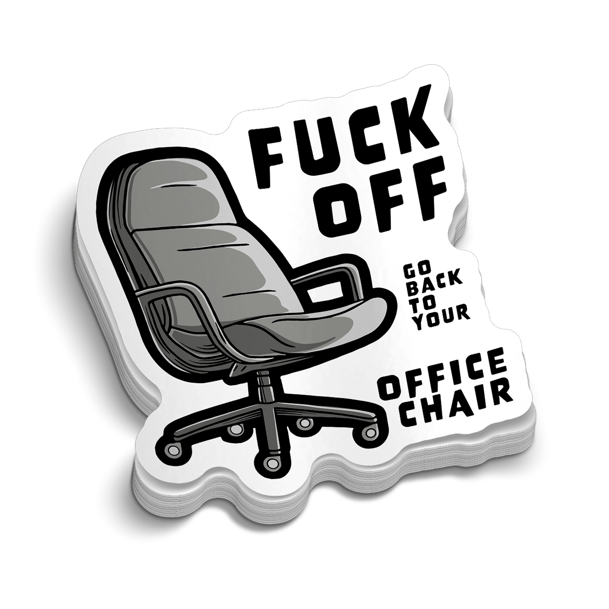 Office Chair - Hard Hat Decal