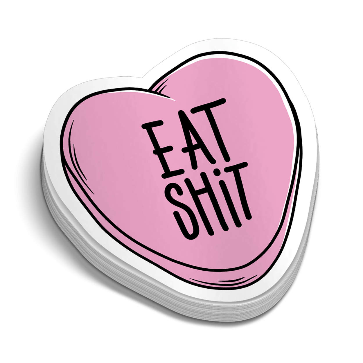 Eat Shit - Hard Hat Decal