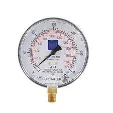 3-1/2" Water Gauge 0-300 Psi for Pressure Monitoring