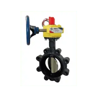 Lug Butterfly Valve with Switch for Fire Protection Systems Durable and Corrosion Resistant