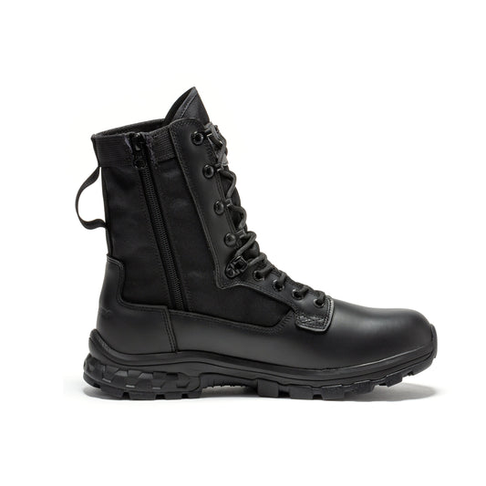 Botas Pro Black Men's 8 inch Side Zipper Military Tactical Boots BP401BK