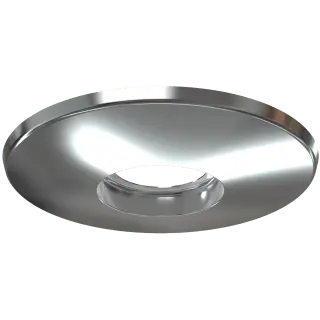 4" Flush Sprinkler Escutcheon Polished Chrome Finish