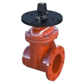 4" Ken Rw Gate Valve Grooved x Grooved Nrs