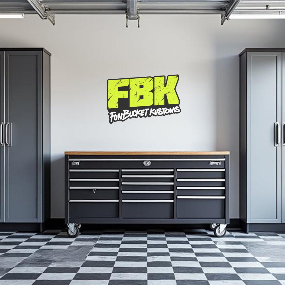 FunBuckets Kustoms Prius Door Decal