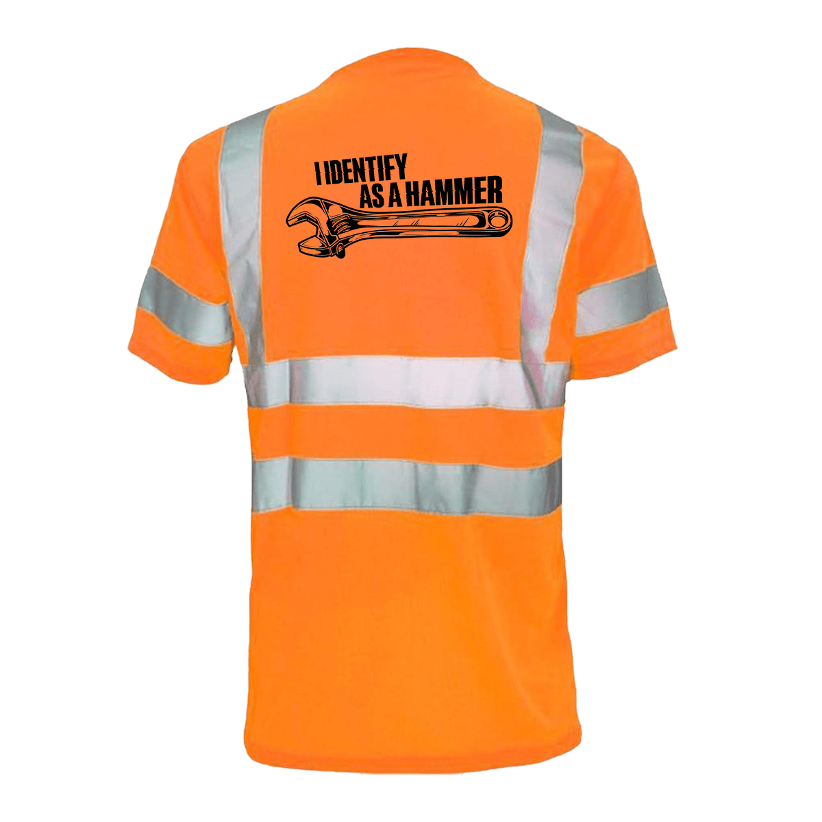 Identify As A Hammer - Reflective Safety T-Shirt
