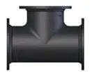 5" X 11" Black And Red Cast Iron Flange For Safety