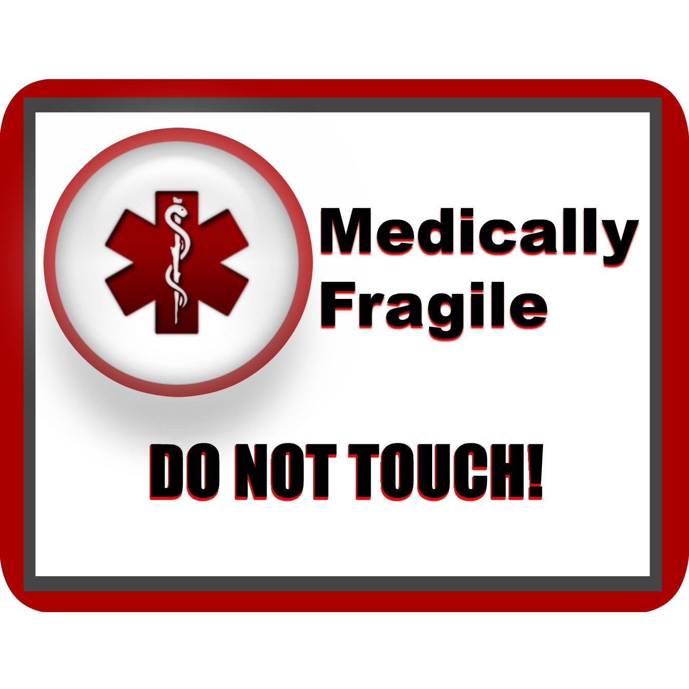 Down Syndrome Stick-N-Go Reusable Any Diagnosis Waterproof