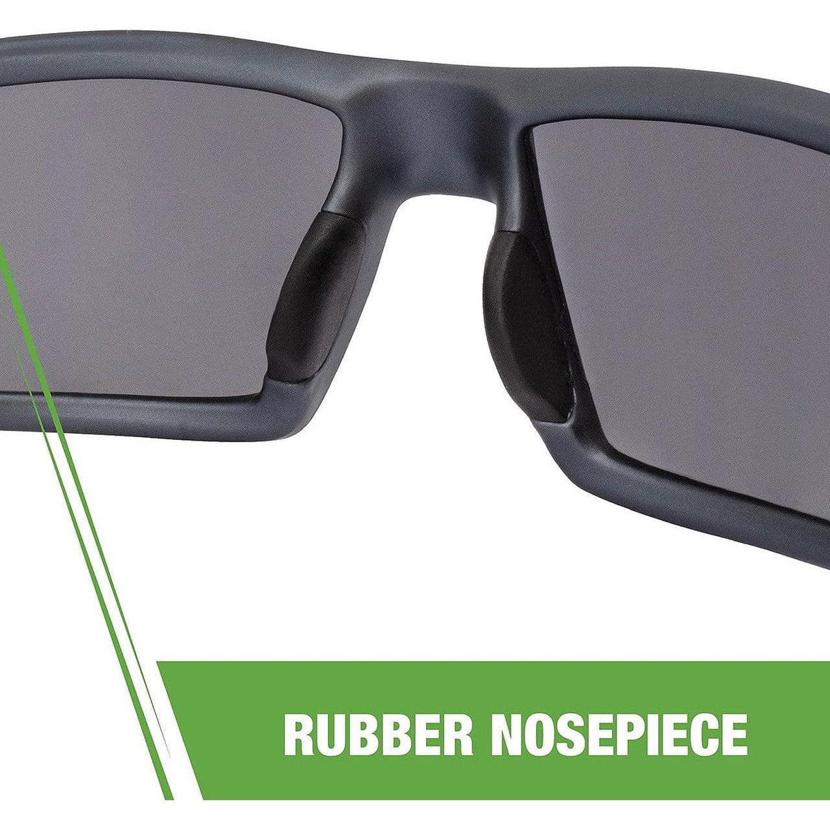 Crossfire Cumulus Safety Glasses Aluminum Gray with Smoke Lenses