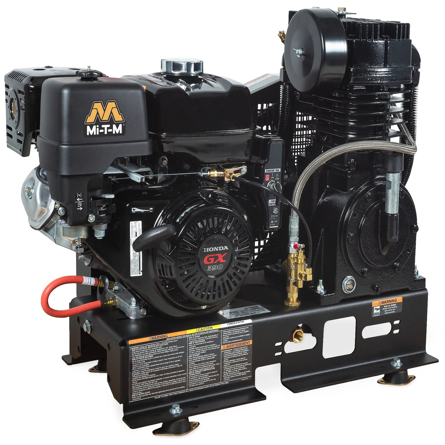 Mi-T-M Base-Mount Two Stage Gasoline - ABS-13H-B