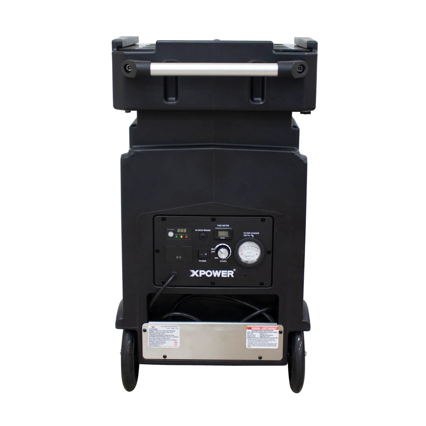 XPOWER AP-1500D Brushless DC Commercial HEPA Air Filtration System – 700 CFM, 4-Stage Filtration with IAQ PM2.5 Sensor