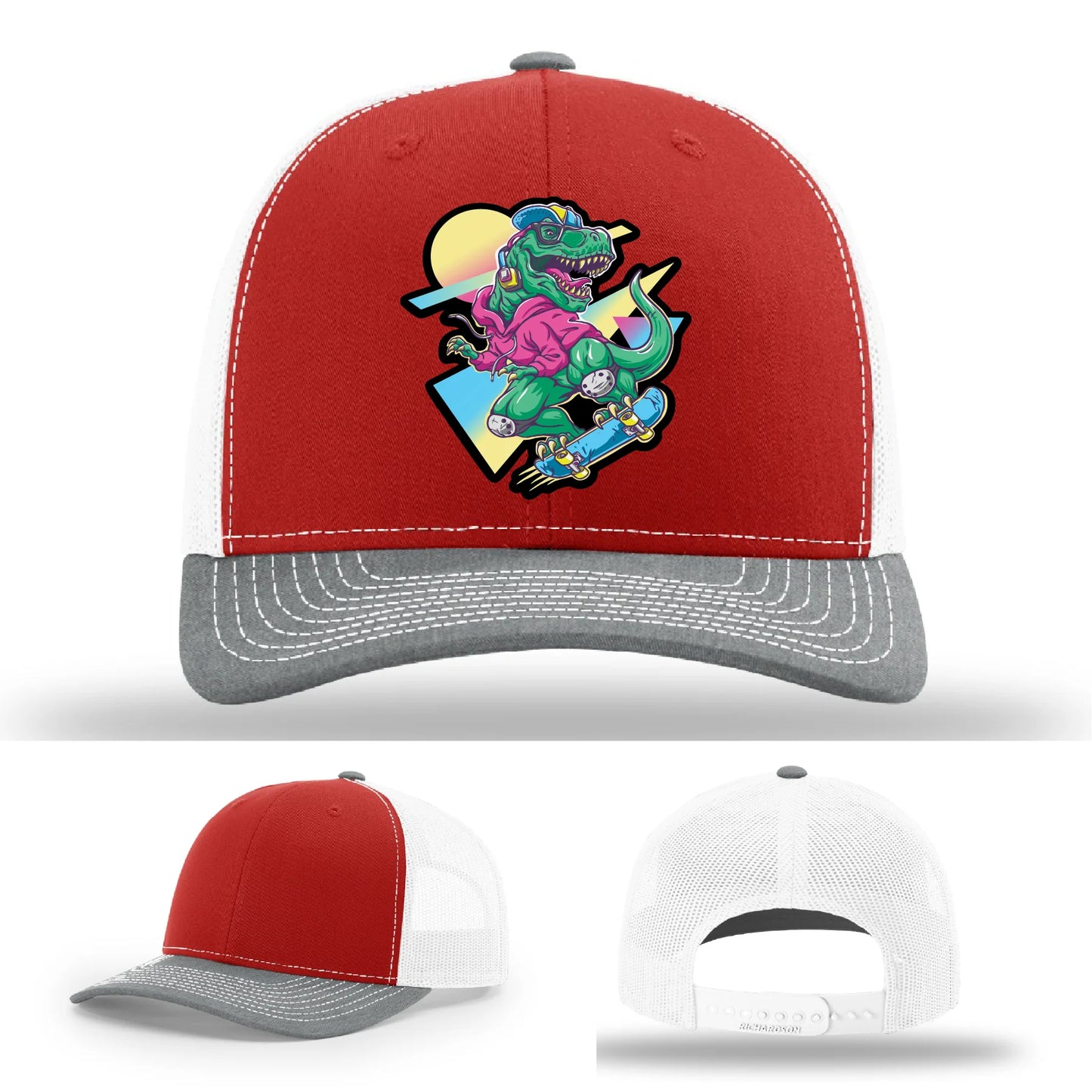Skater Rex Leather Patch Hat