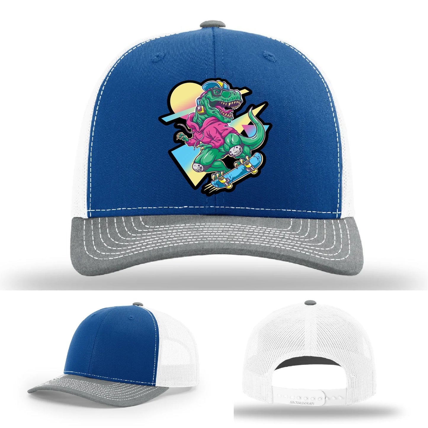 Skater Rex Leather Patch Hat