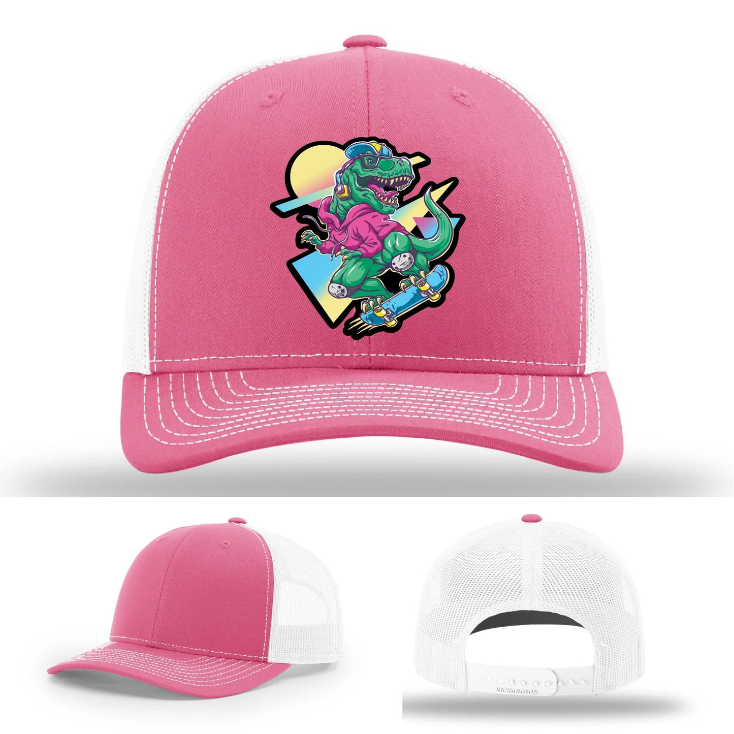 Skater Rex Leather Patch Hat