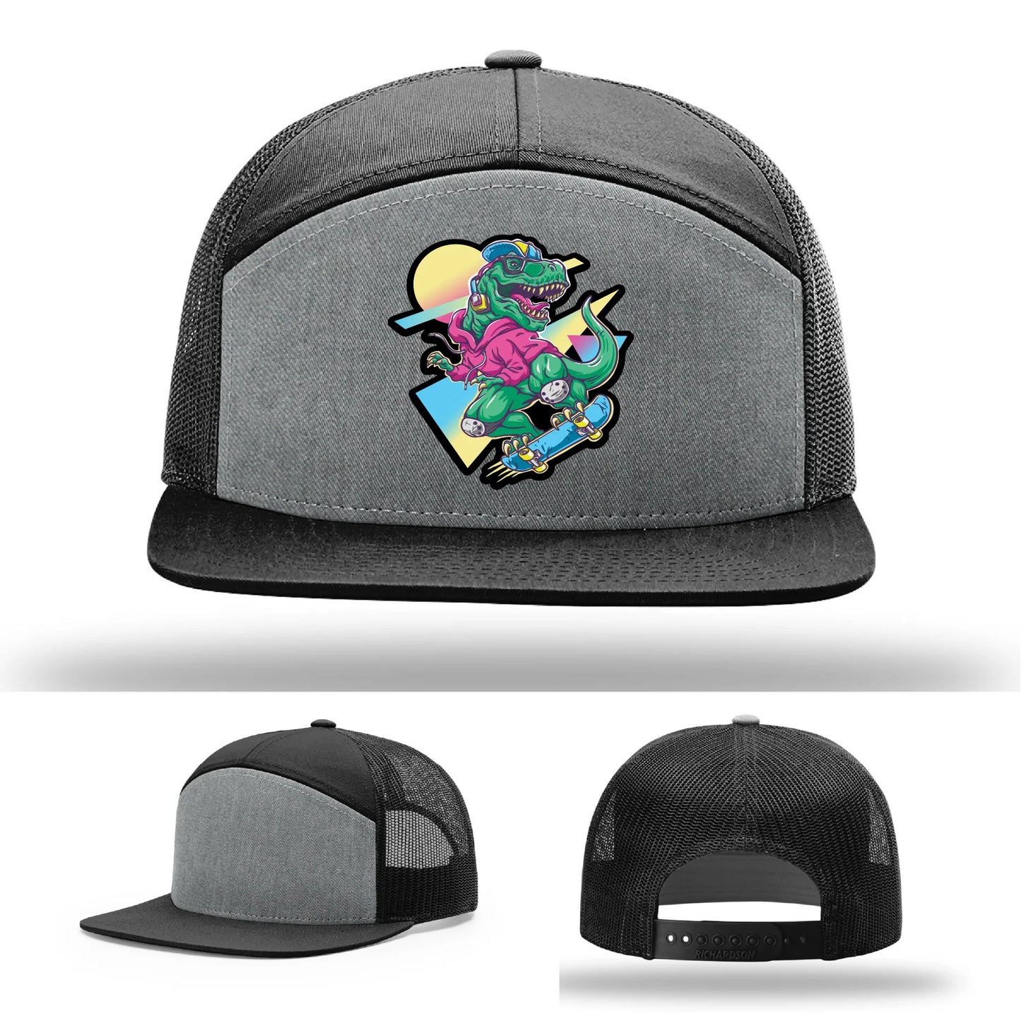 Skater Rex Leather Patch Hat