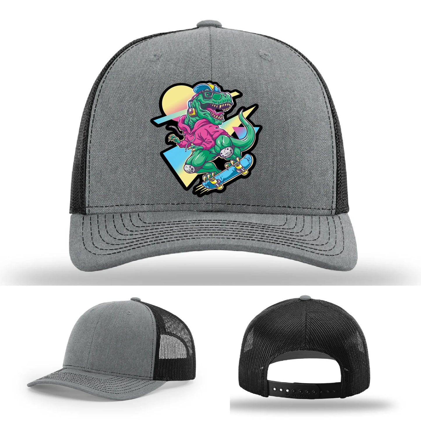 Skater Rex Leather Patch Hat
