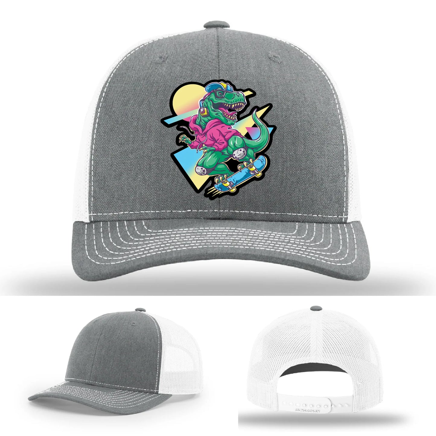 Skater Rex Leather Patch Hat