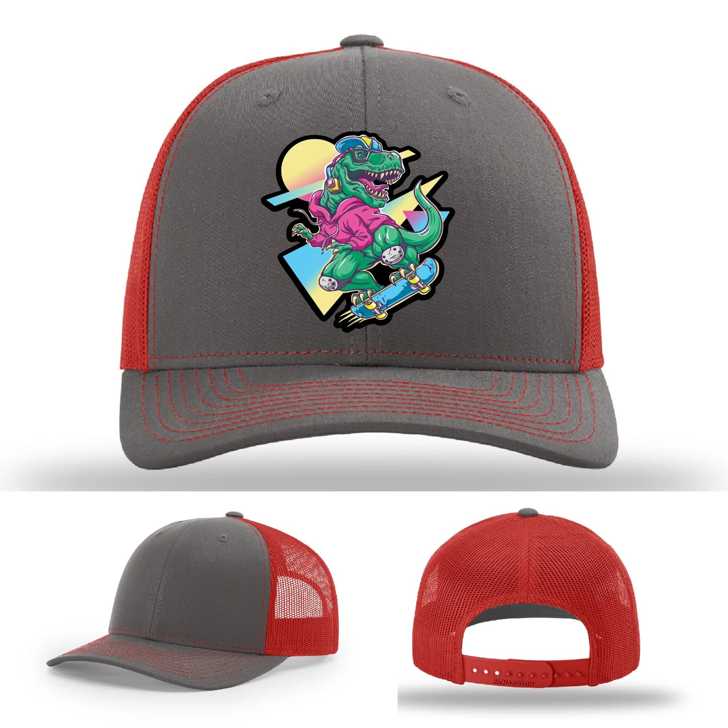 Skater Rex Leather Patch Hat