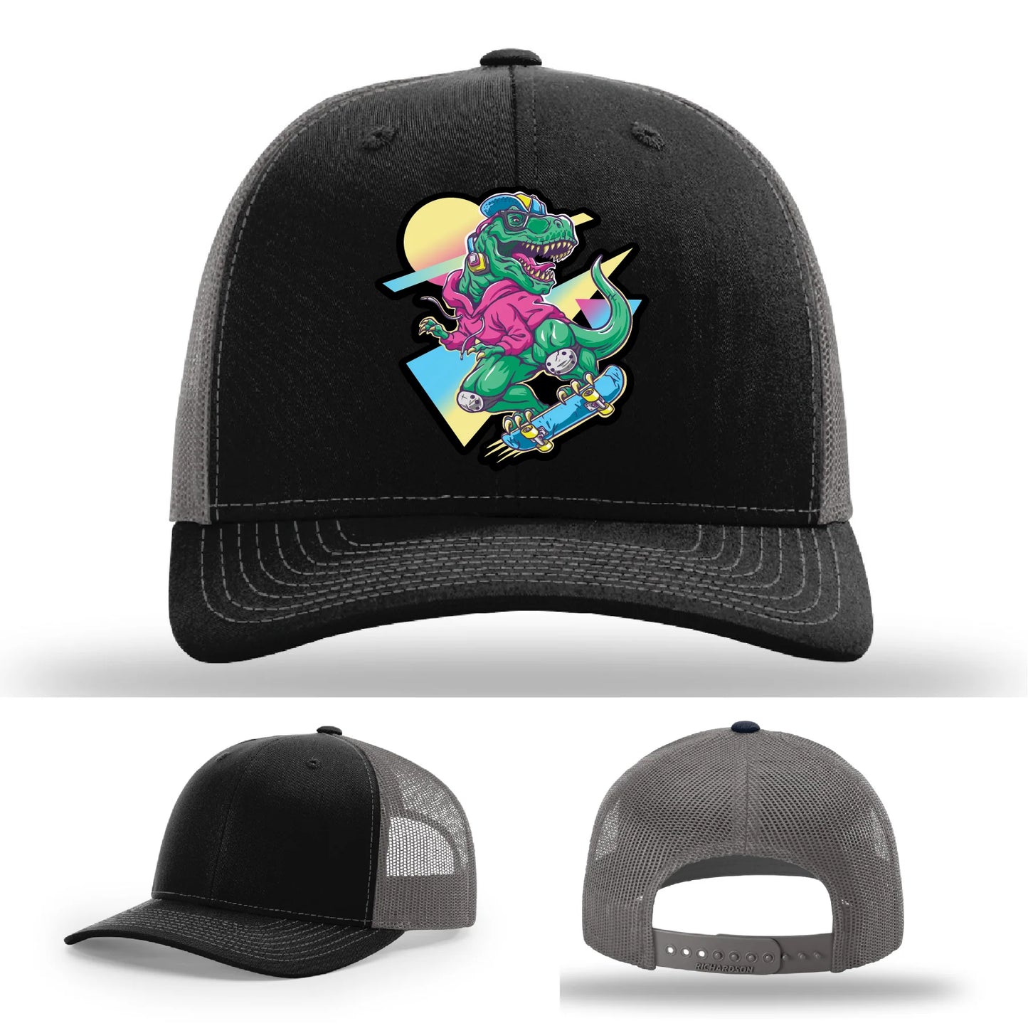 Skater Rex Leather Patch Hat