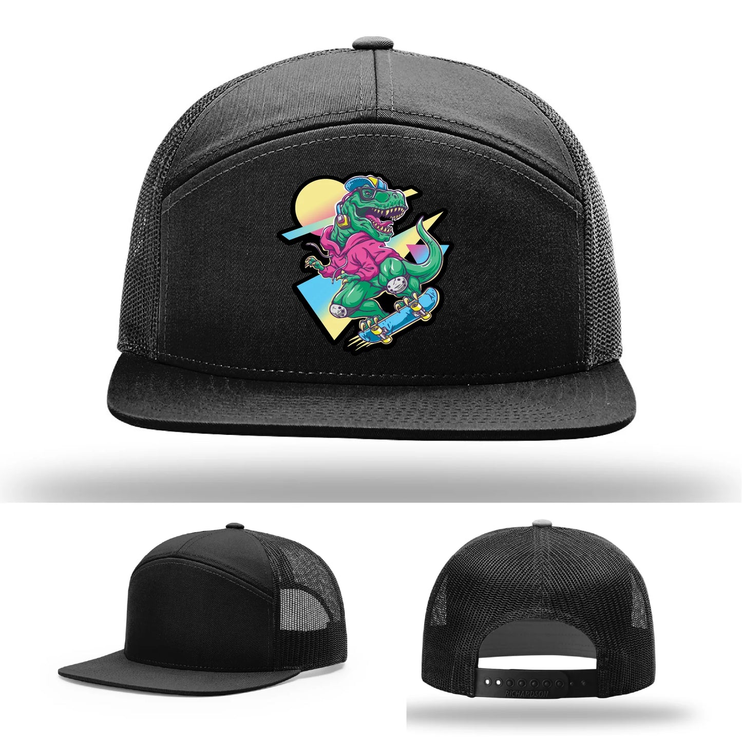 Skater Rex Leather Patch Hat