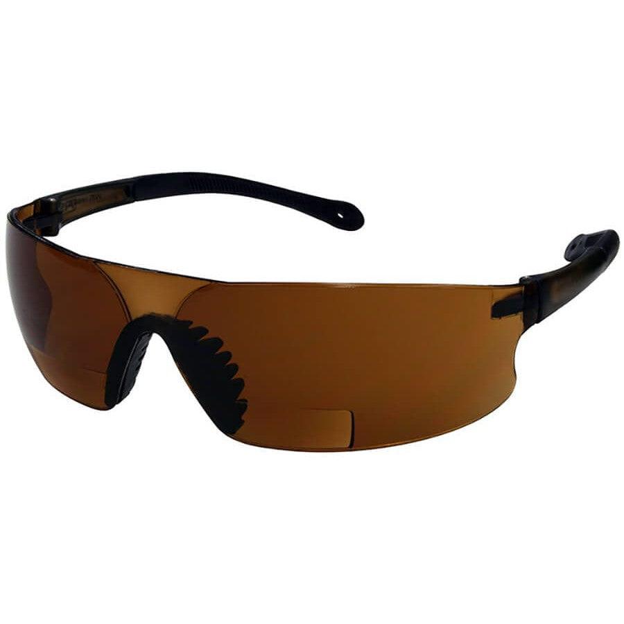 Radians Rad-Sequel RSx Bifocal Safety Glasses with Coffee Lens