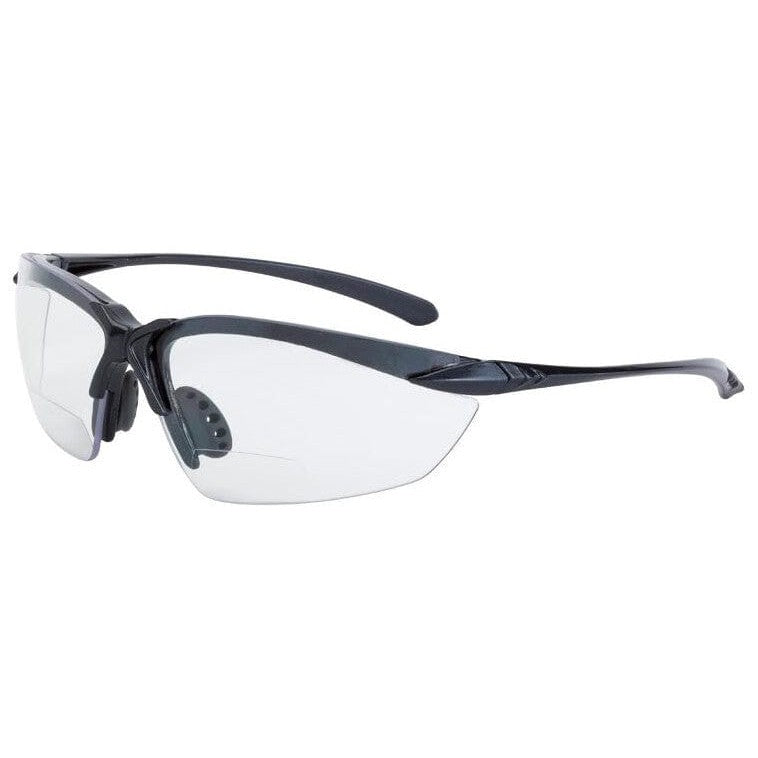 Crossfire Sniper Bifocal Safety Glasses Pearl Gray with Clear Lenses