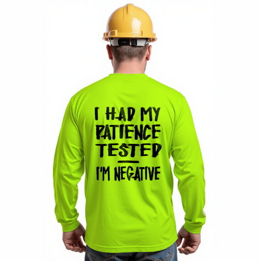 Patience - Safety Yellow T-Shirt