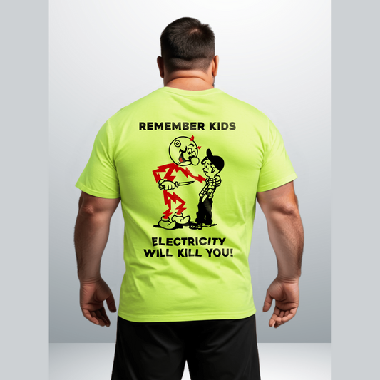 Remember Kids - Safety Yellow T-Shirt