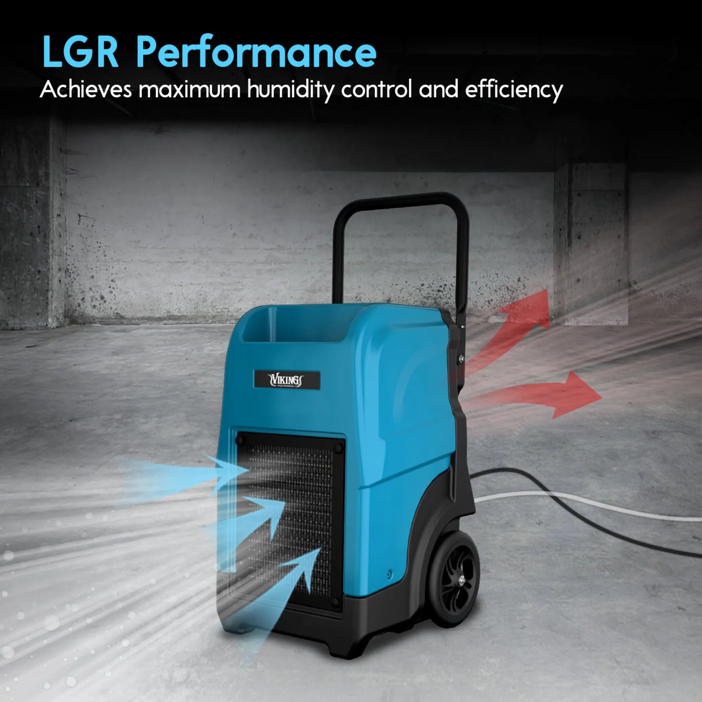 XPOWER VIKING CD-90L Commercial LGR Dehumidifier