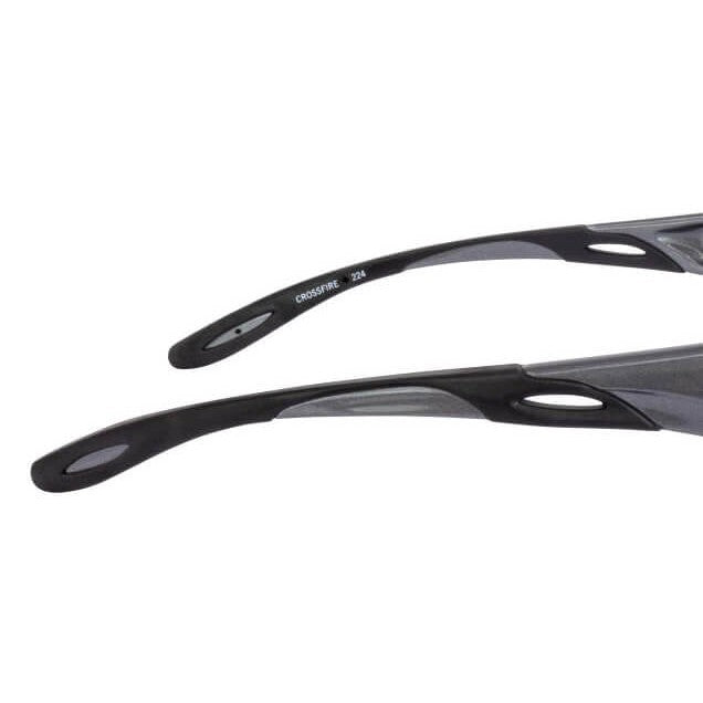 Crossfire Infinity Safety Glasses Pearl Gray with Clear Lenses