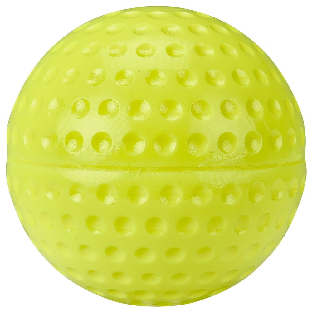 11" Dimple Molded Softball - Optic Yellow