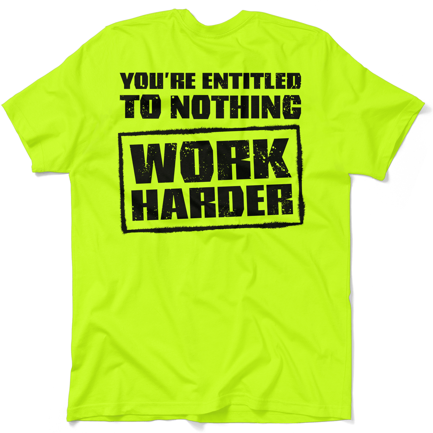 Entitled - Safety Yellow T-Shirt