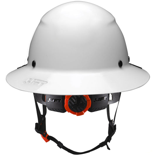 DAX Full Brim Hard Hat with Mips - White