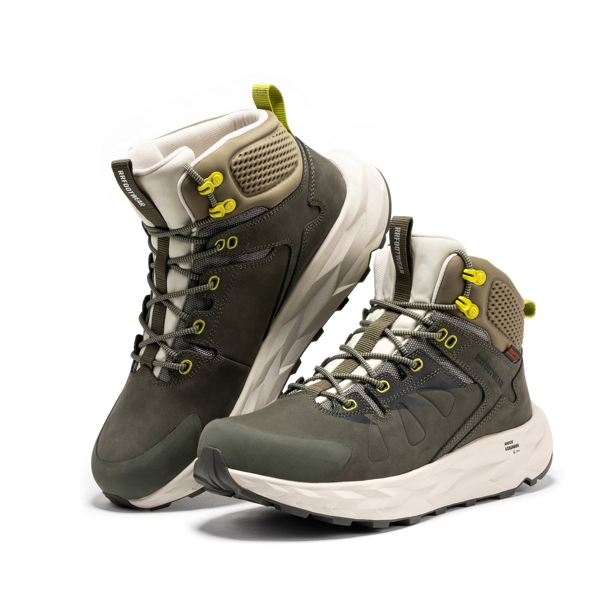 ROCKROOSTER Farmington Green 6 Inch Waterproof Hiking Boots with VIBRAM® Outsole OC21033