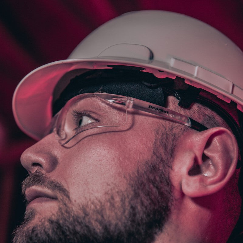MCR Safety Bearkat BK3 Safety Glasses with Clear Anti-Fog Lenses