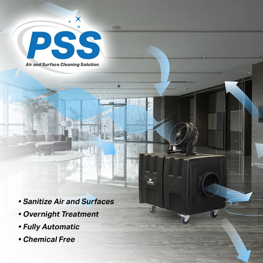 XPOWER Everest PLUS Programmable Sanitizing System (PSS) – 2000 CFM HEPA Air Purifier & Ozone Generator
