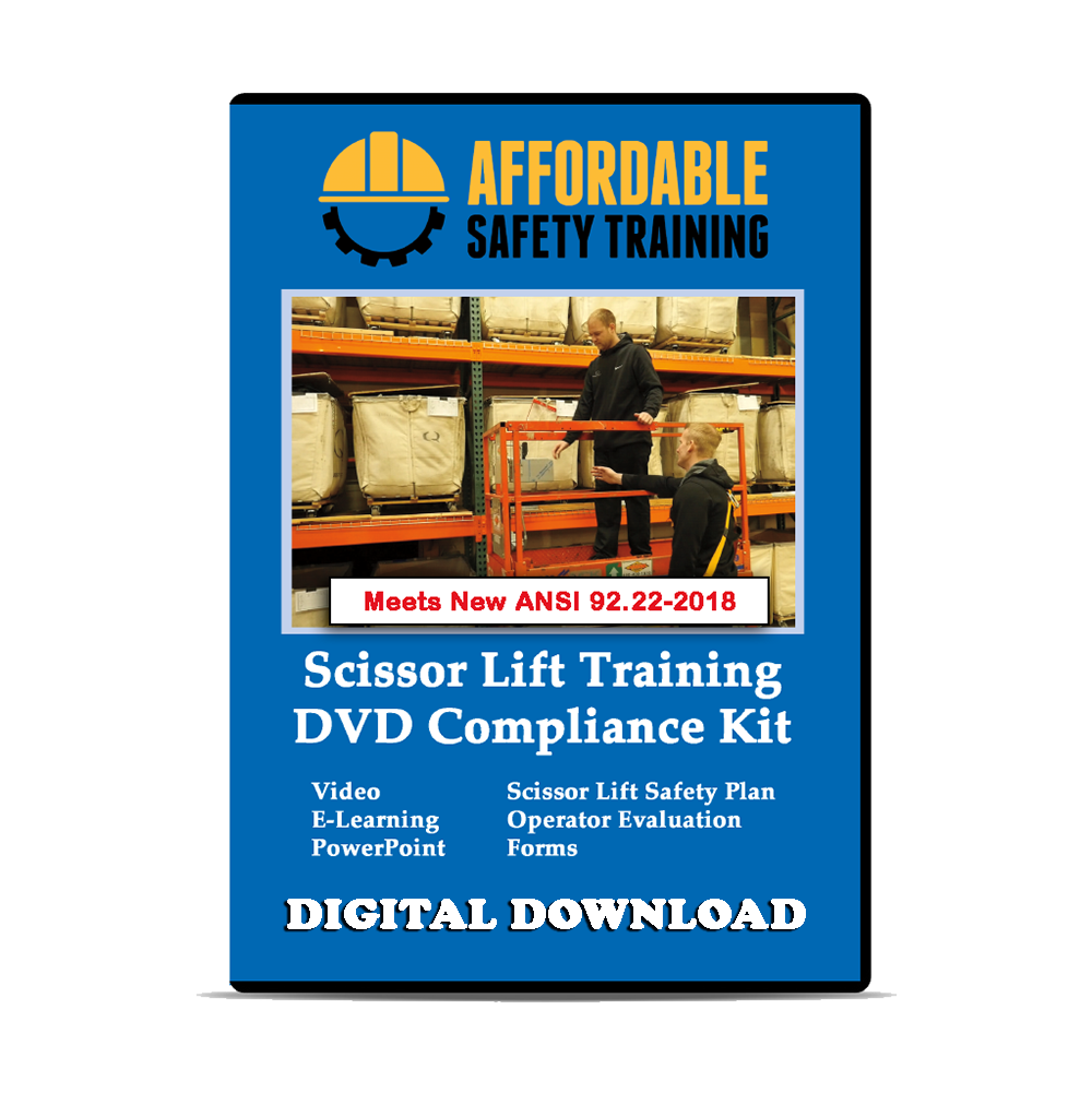 Scissor Lift Operator Training Video Compliance Kit